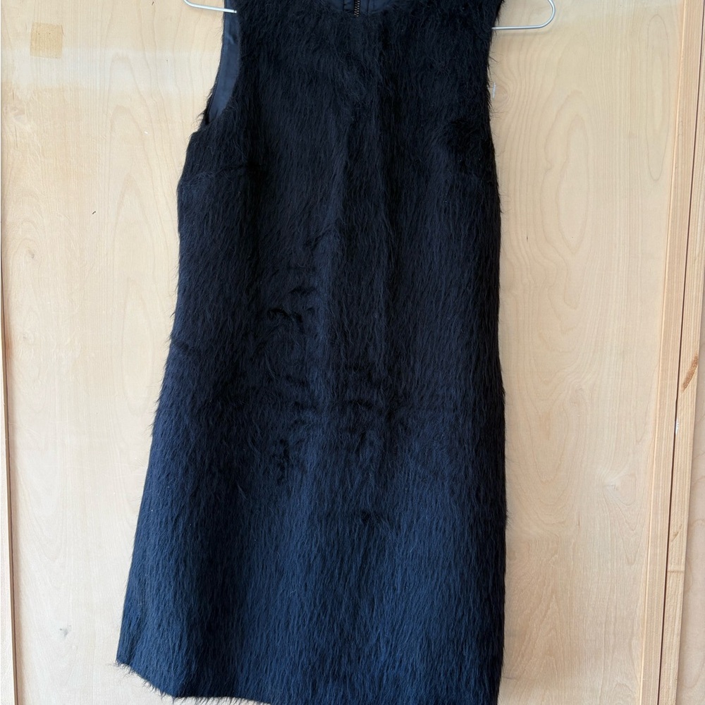 Black Sleeveless Sheath Mini Dress